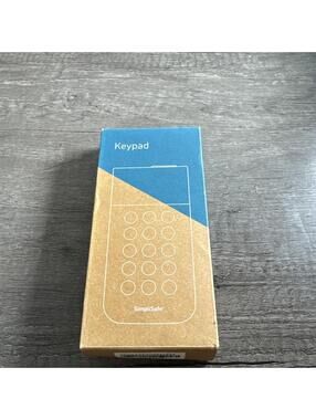 SimpliSafe Alarm Security Wireless Keypad Pin-pad KP3W White New